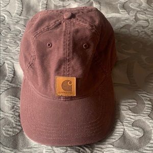Carhartt Canvas Cap in Burgundy Red